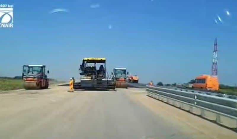 Video – Foto. Mobilizare de forțe pe Autostrada A7 în Neamț și Bacău