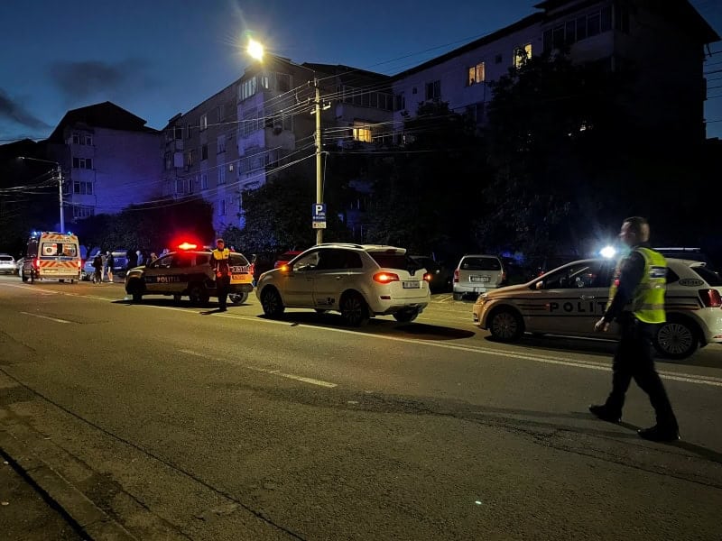 Accident pe bulevardul Decebal din Piatra Neamț