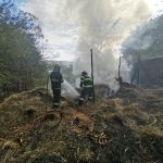 Iași. 7 t de furaje au ars într-un incendiu din satul Bohotin, comuna Răducăneni