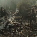FOTO. Suceava. Incendiu de proporții în localitatea Bucșoaia