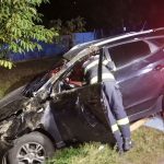 Botoșani. Foto. Doi tineri au ajuns în spital după un accident la Cucorăni