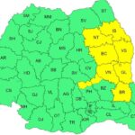 Ploi și vijelii în județele Regiunii Nord-Est