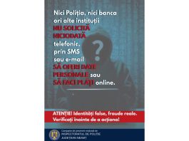 Neamț. Săptămâna Prevenirii Criminalității. Ziua 2: atenție la înșelăciunile din mediul online!