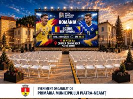 Meciul de fotbal România – Bosnia-Herțegovina, transmis LIVE la Curtea Domnească