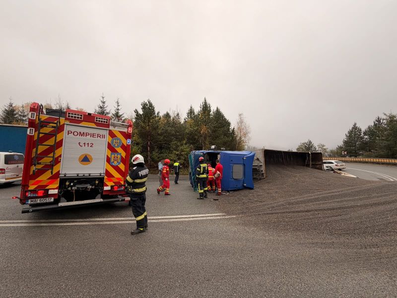 Suceava. Trafic blocat la Pojorâta după un accident de circulație