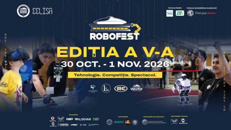 Echipe din patru județe ale Moldovei participă la ROBOFEST 2026, alături de concurenți din 34 de țări
