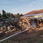 Botoșani. Parte din lemnele pentru încălzirea unei școli s-au făcut scrum – cauza incendiului nu a fost stabilită