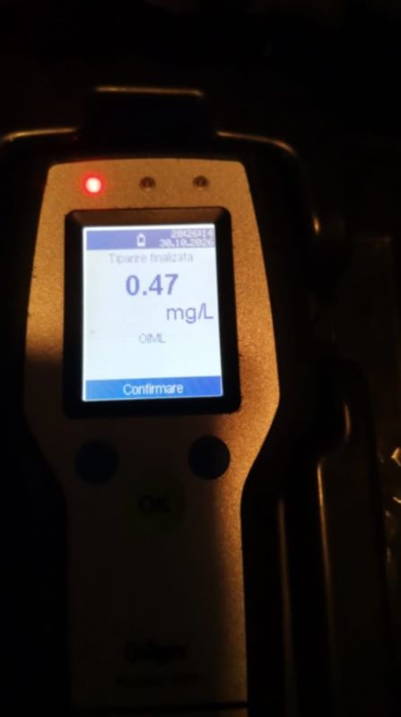 Neamț. Razie în trafic – cinci șoferi au fost depistați sub influența alcoolului