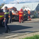 Știre actualizată. FOTO. Accident grav la Bodești – o persoană a rămas încarcerată