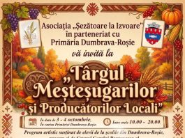 „Târgul Meșteșugarilor și Producătorilor Locali”, la Dumbrava Roșie