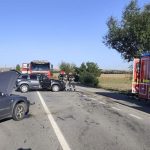 Botoșani. Foto. Tânăr accidentat grav după o coliziune la Vlădeni