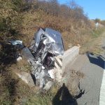 FOTO. Accident devastator la Oltenești, județul Vaslui – o femeie și-a pierdut viața, o alta are o mână amputată