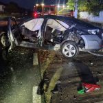 Vaslui. Două persoane au ajuns la spital în urma unui accident produs între o autoutilitară și un autoturism