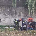 Bărbat salvat din albia râului Cuejdi Bărbat salvat din albia râului Cuejdi