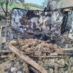 Vaslui. Casă mistuită de flăcări în Pungești Vaslui. Casă mistuită de flăcări în Pungești
