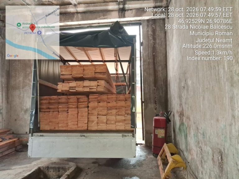 FOTO. Neamț. Amenzi de peste 21.000 de lei și 11 metri cubi de material lemnos confiscați