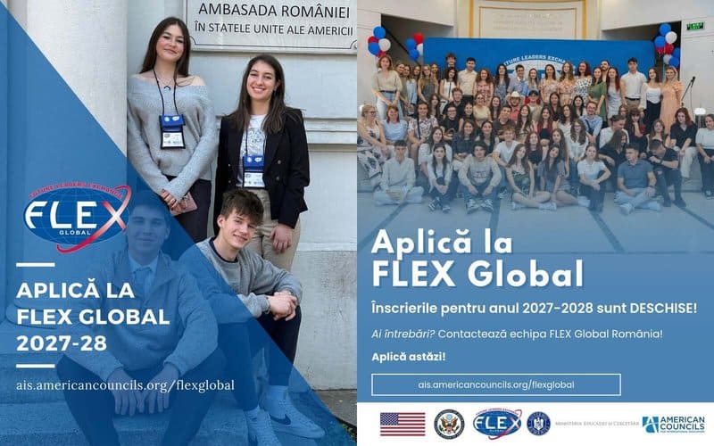 Burse pentru liceenii români care vor să studieze un an în SUA. Înscrierile sunt deschise până pe 22 octombrie