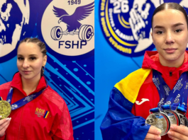 Aur pentru Botoșani, trei arginturi pentru Onești: Maia Andrei și Alexia Șipoș, pe podiumul Europenelor de haltere