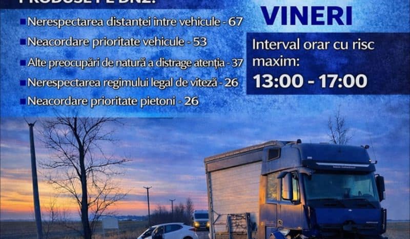 Atenție șoferi! RELEU de amploare. Poliția rutieră în trafic pe DN 2 în opt județe!